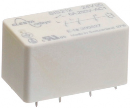 SIS212 12VDC, PCB protection relay 12 VDC 600 mW, Elesta Relays
