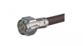 22644465, RF Connector, N-Type, Brass, Plug, Straight, 50Ohm, Crimp Terminal, Huber+Suhner