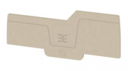 1993590000, End Plate, Dark Beige, Weidmuller