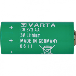 CR 2/3 AA, Lithium battery 3 V 1.35 Ah, Varta