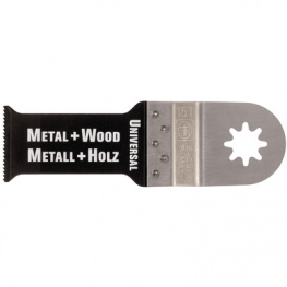 63502151018, Universal E cut saw blade, 29 mm wide, 60 mm long, BiMetal teeth enable a wide r, Fein