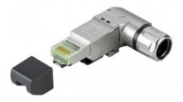 1518100000, CAT5 RJ45 Plug Connector, Right Angle, IDC, Weidmuller