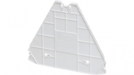 3270154, D-PTRV 8 WH End plate, White, Phoenix Contact