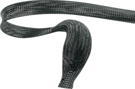 GTRV0-20B, Braided cable sleeving 20...40 mm black, Elexa s.r.l.
