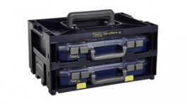 146395, Storage and Transport System CarryMore 55x2, 386x263x195mm, Black, Raaco