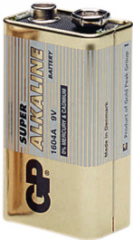 GP 1604AU-B10 / 6LF22 / 9V ULTRA, Primary battery 9 V, 6LR61, GP Batteries