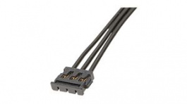 36920-0301, Pico-EZmate Receptacle Cable Assembly, 1.2mm Pitch, 100mm, Black, Molex