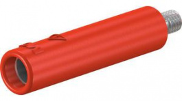 23.1031-22, Screw-in Adapter 4mm Red 32A 600V Nickel-Plated, Staubli (former Multi-Contact )