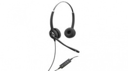 AXH-EHDMSD, NC Headset, Elite HDVoice, Stereo, On-Ear, 20kHz, USB, Black, Axtel