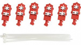 148693, 120V Snap-On Circuit Breaker Lockout, Red, Pack of 6 pieces, Brady