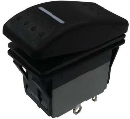 RND 210-00526, Rocker Switch, SPST, On-Off, RND Components