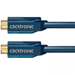 70432, Video cable S-Video-Plug S-Video-Plug 1 m, Clicktronic