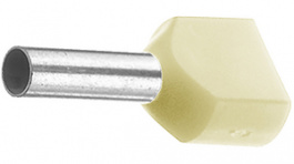 H10.0/24 ZH EB SV - 9004940000 [500 шт], Twin Entry Ferrule Ivory 10 mm2/12 mm, Weidmuller