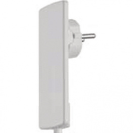 1510200000300, Mains plug White F (CEE 7/4) / FR / PL / BE / CZ / SK, Schulte