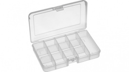 RND 550-00101, Assortment Box, 13, transparent 165 x 112 x 31 mm, Polypropylene, RND Lab