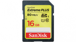 SDSDXS-016G-X46, Extreme Plus SDHC card 16 GB, Sandisk