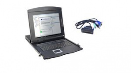 DS-72210-1GE, 17" Modular TFT Console with 1-Port KVM Cable VGA, DIGITUS