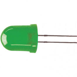 L-813GD, LED 10 mm (T31/2) green, Kingbright