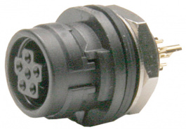 HR30-6R-6S(71), Гнездо; Разъем: круглый; HR30; "мама"; PIN: 6; push-pull; позолота, Hirose
