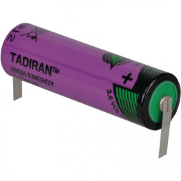 SL-760 T, Lithium battery 3.6 V 2.2 Ah, TADIRAN Batteries