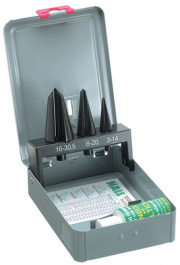 CM 210, Conical drill bits, set 3...30 mm, Hall