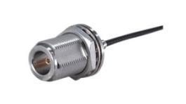 24 N-50-2-117/133 NE, RF Connector, N-Type, Brass, Socket, Straight, 50Ohm, Crimp Terminal, Huber+Suhner