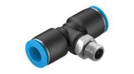QST-1/8-10, Push-In T-Fitting, 51mm, Compressed Air, QS, Festo