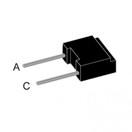 DSA1-16D, Диод: выпрямительный; THT; 1,6кВ; 2,3А; Упаковка: туба; Ifsm:110А, IXYS