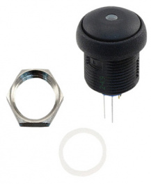 IRR1S422, Pushbutton Switch, 100 mA, 24 VDC, APEM