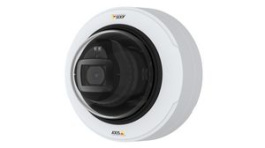 01595-001, Indoor Camera, Fixed Dome, 1/2.7" CMOS, 104°, 2592 x 1944, White, AXIS