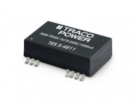 TES 5-2421, Преобразователь: DC/DC; 5Вт; Uвх: 18?36В; Uвых: 5ВDC; Uвых.2: -5ВDC, Traco Power