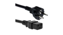 CAB-AC-2500W-EU=, Cable, DE/FR Type F/E (CEE 7/7) Plug - IEC 60320 C19, 250V, 16A, 4.27m, Cisco Systems