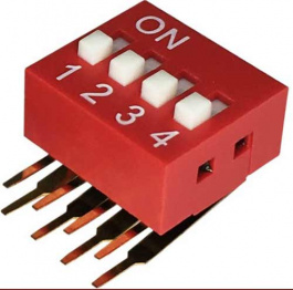 RND 210-00176, DIP switch 4P, RND Components