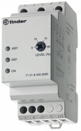 71.31.8.400.2000, Модуль: реле контроля напряжения; Монтаж: DIN; Тип ВЫХ 1:SPDT, FINDER
