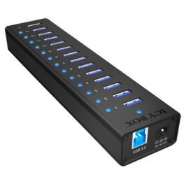 IB-AC6113, Hub USB 3.0 13x, ICY BOX