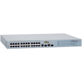 AT-FS750/24POE, Switch 24x 10/100 (12x PoE) 2x SFP 19", Allied Telesis