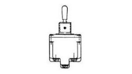 4TL153-1, Toggle Switch, 4PDT, Latched, 20A, 28VDC, Honeywell