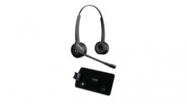 AXH-PRX1D, NC Headset Pime X1 with Docking Station, On-Ear, Wireless, Black, Axtel
