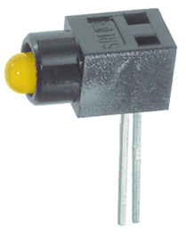 0035.1352, PCB LED 3 mm round yellow, Schurter