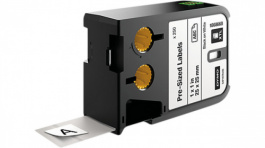 1868668, XTL Pre-Assembled Label Black on White, Dymo