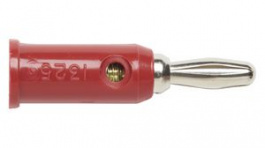 1325-2, Solderless Banana Plug 10 PCS  diam.4mm Red 15A 5kV Nickel-Plated, Pomona