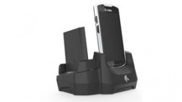 CRD-TC5X-2SETH-02, Charging & Ethernet Cradle with Spare Battery Charger, Black, Suitable for TC51/TC56, Zebra