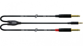 CFY 1.5 WPP-LONG, Y-Adapter Cable, 1 x Jack Plug Stereo 3.5 mm, Cordial