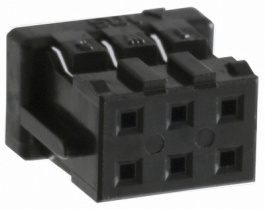 DF11-6DS-2C, Socket housing 2x3P, Hirose