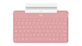 920-010051, Keyboard with iPhone Stand, Keys-To-Go, PAN Nordic, QWERTY, USB, Bluetooth/Wireless, Logitech