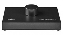 ASWI2403BK, Analogue Audio Switch 3x RCA Female - RCA Female Black, Nedis (HQ)