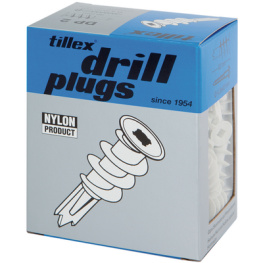 DP 2 [100 шт], Nylon Drill Plugs for Plasterboards PU=100 ST, Tillex