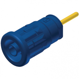 SEP 2630 S1,9 BLUE, Safety socket  diam.4mm Blue 24A 1kV Gold-Plated, SKS Kontakttechnik