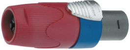 NL4FX-2, Cable socket, Speakon Red, 4 Poles, Neutrik