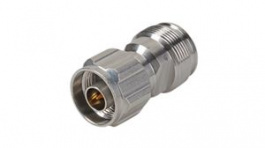 33 N-4310-50-1/133 NE, RF Precision Adapter, Straight, N Plug - 4.3/10 Socket, 50Ohm, Huber+Suhner